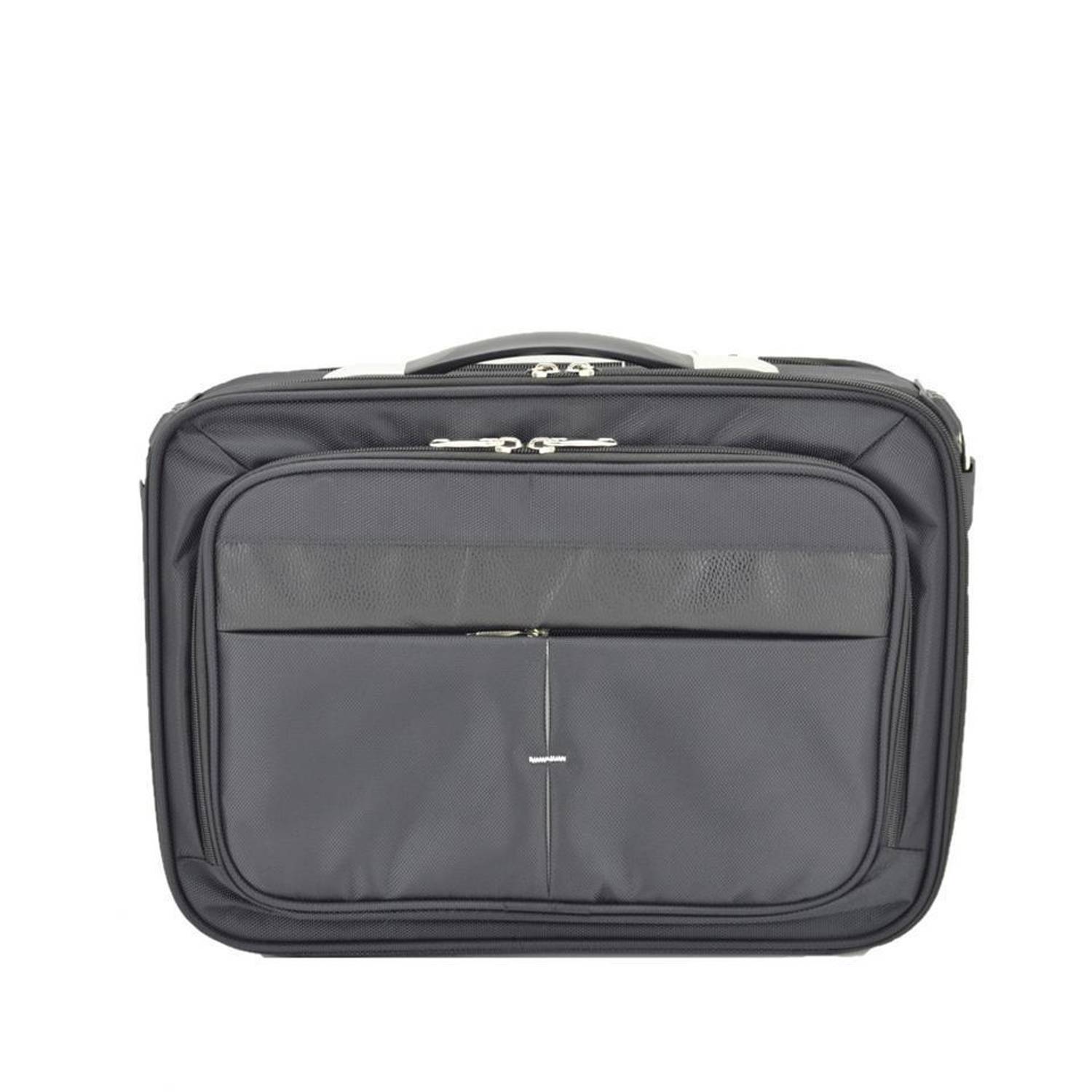 Fabric Tool Briefcase and Laptop Bag with Lock Case 15 Inch Black