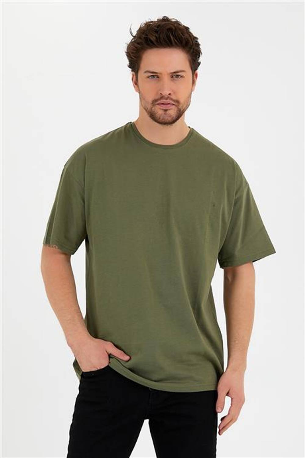 Oversize Men's T-Shirt Solid Color 3712 Rodrigo