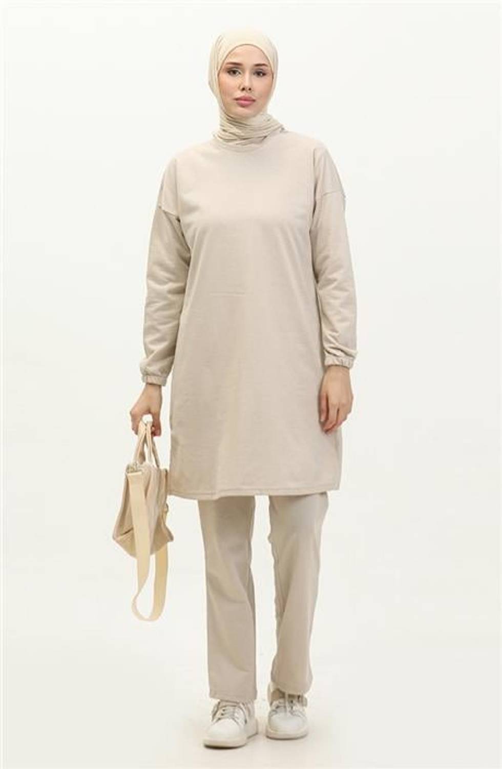 Комплект спортивного одягу з вирізом для велосипеда, базовий двоколірний, кольору екру, розміри 38-46