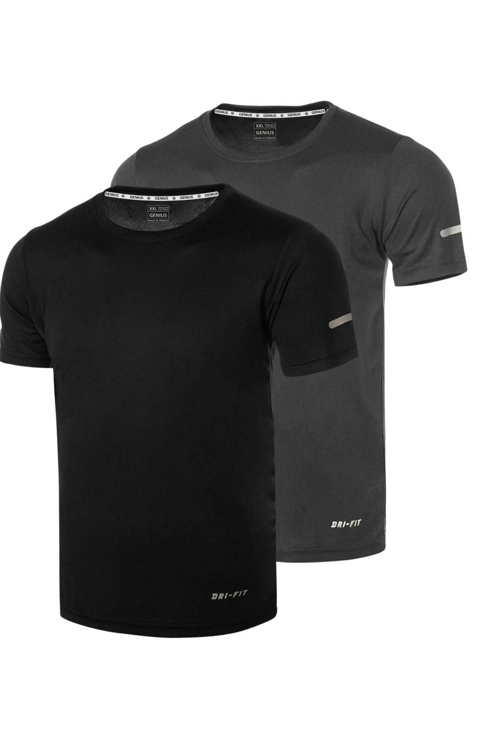Men's Moisture-Wicking Quick-Dry Athletic Performance T-Shirt DRIFIT-ShortSleeve, 100% Polyester, Breathable, Ideal for Gym and Outdoor Activities