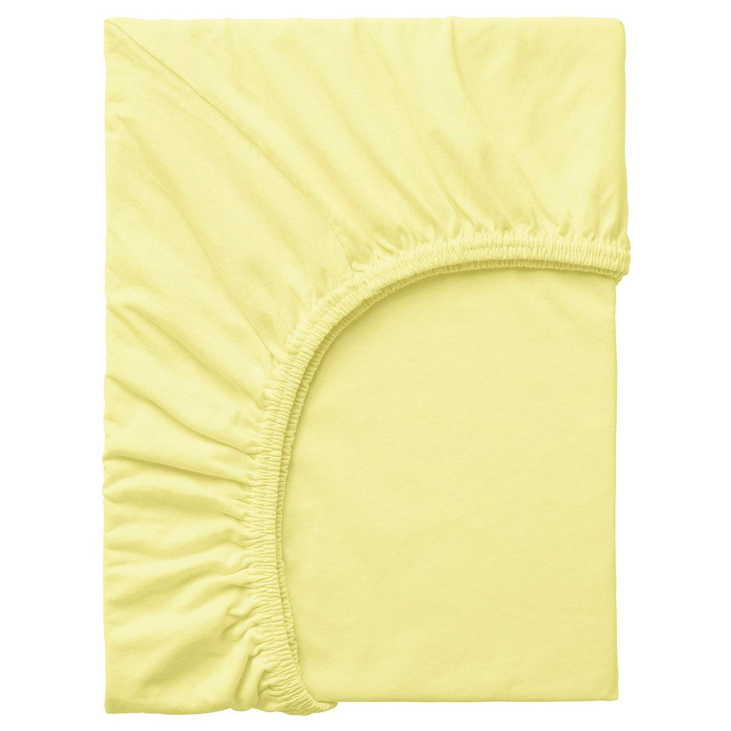 Şanlı Single Cotton Elastic Bed Sheet 100 x 200 Cm Yellow