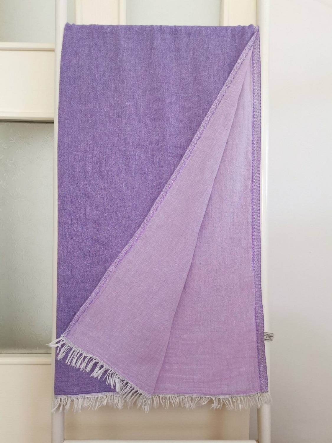 Peştemal, Banyo Havlusu, Plaj Havlusu, Çift Katlı Düz Mor