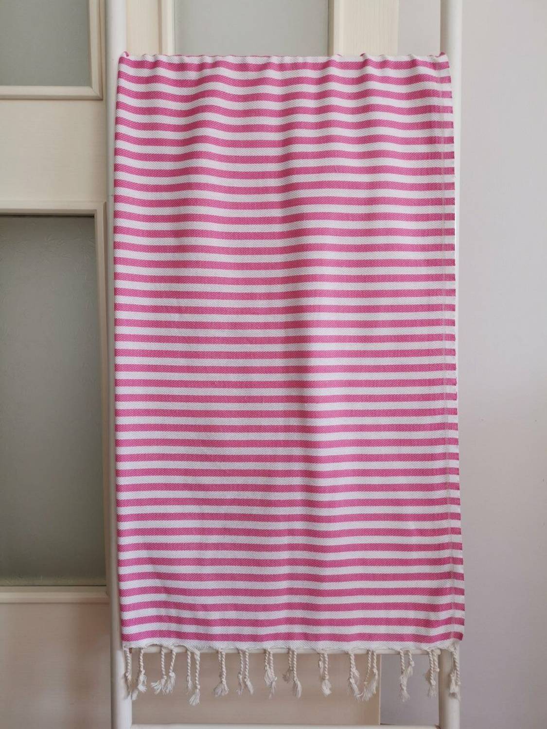 Плетений рушник, пляжний рушник з зебровим малюнком, 100% натуральна бавовна, розмір 85*170 см, швидко сохне, м'яка текстура, універсальне використання