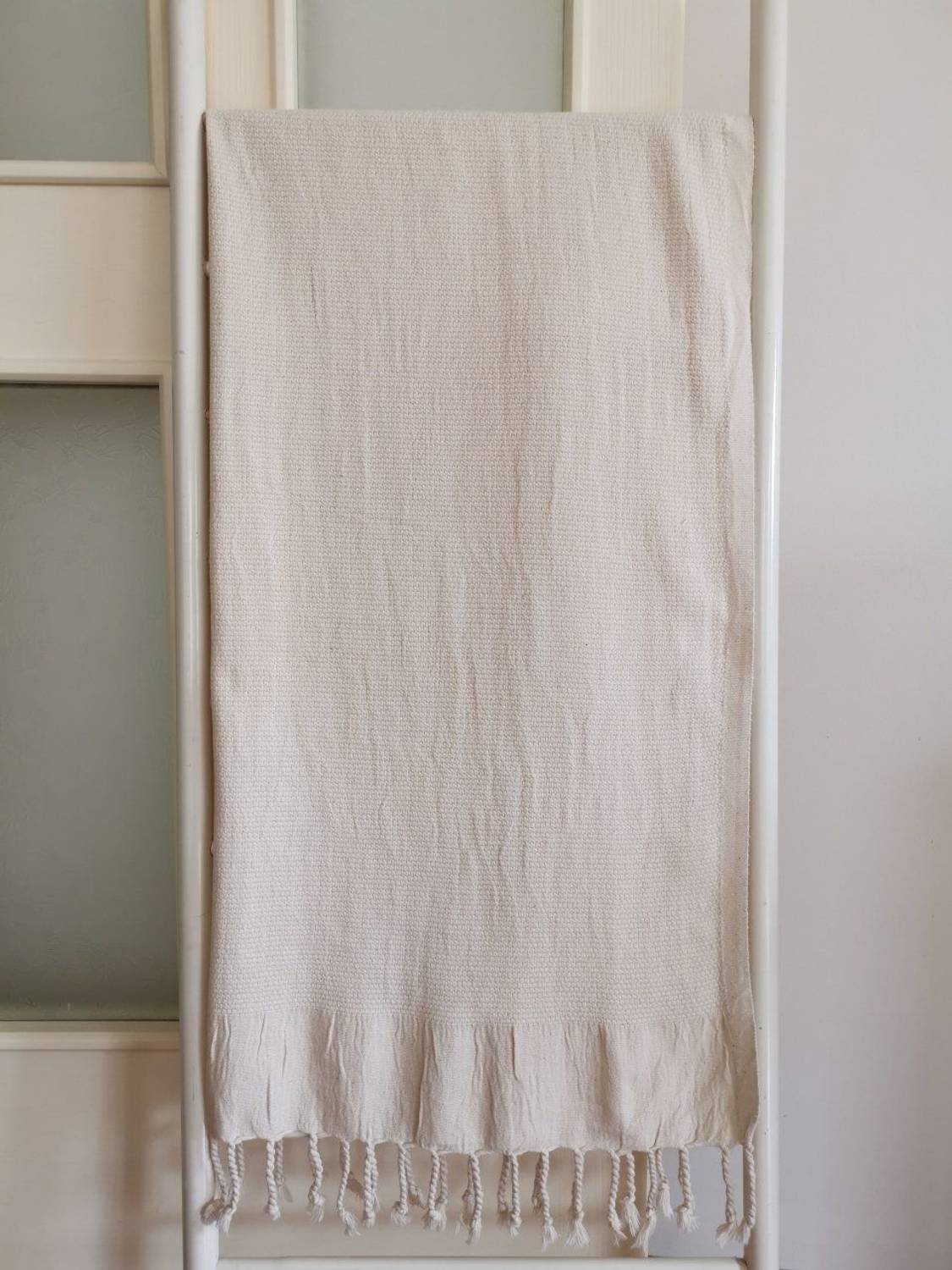 Peştemal, Banyo Havlusu, Plaj Havlusu, Çift Yüz Petek Naturel