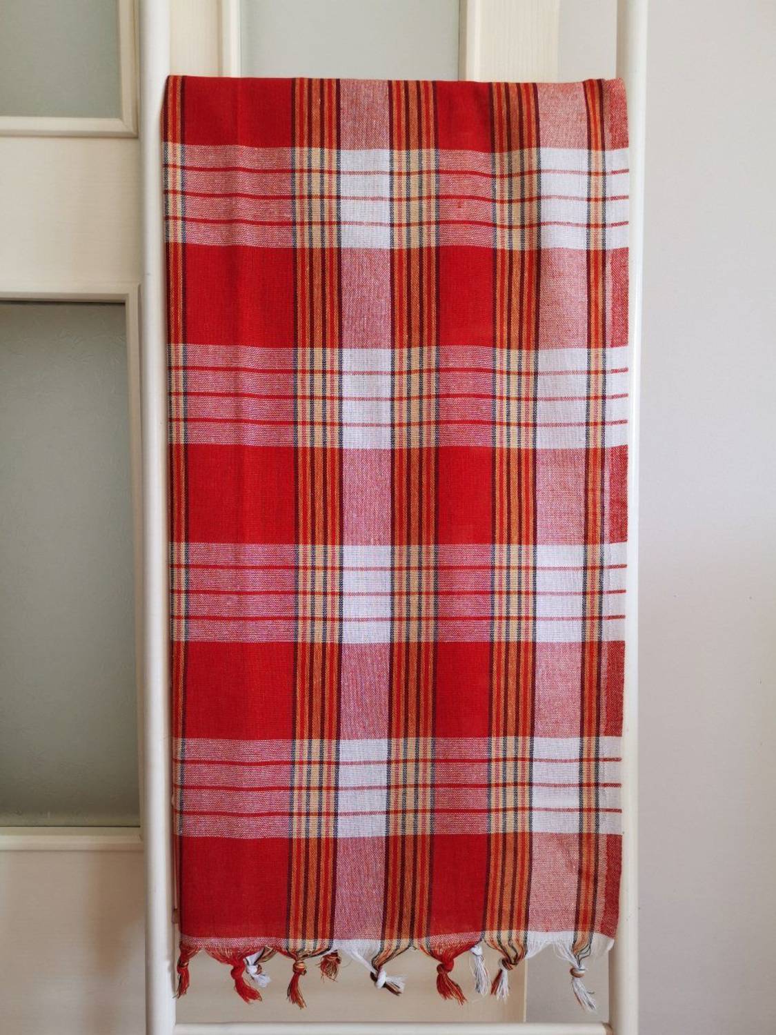 Классическая красная хамамская пестемаль 100x180 см, 285 г, отличный выбор для бани и спа, ручная работа женщин, цена/качество на высоте