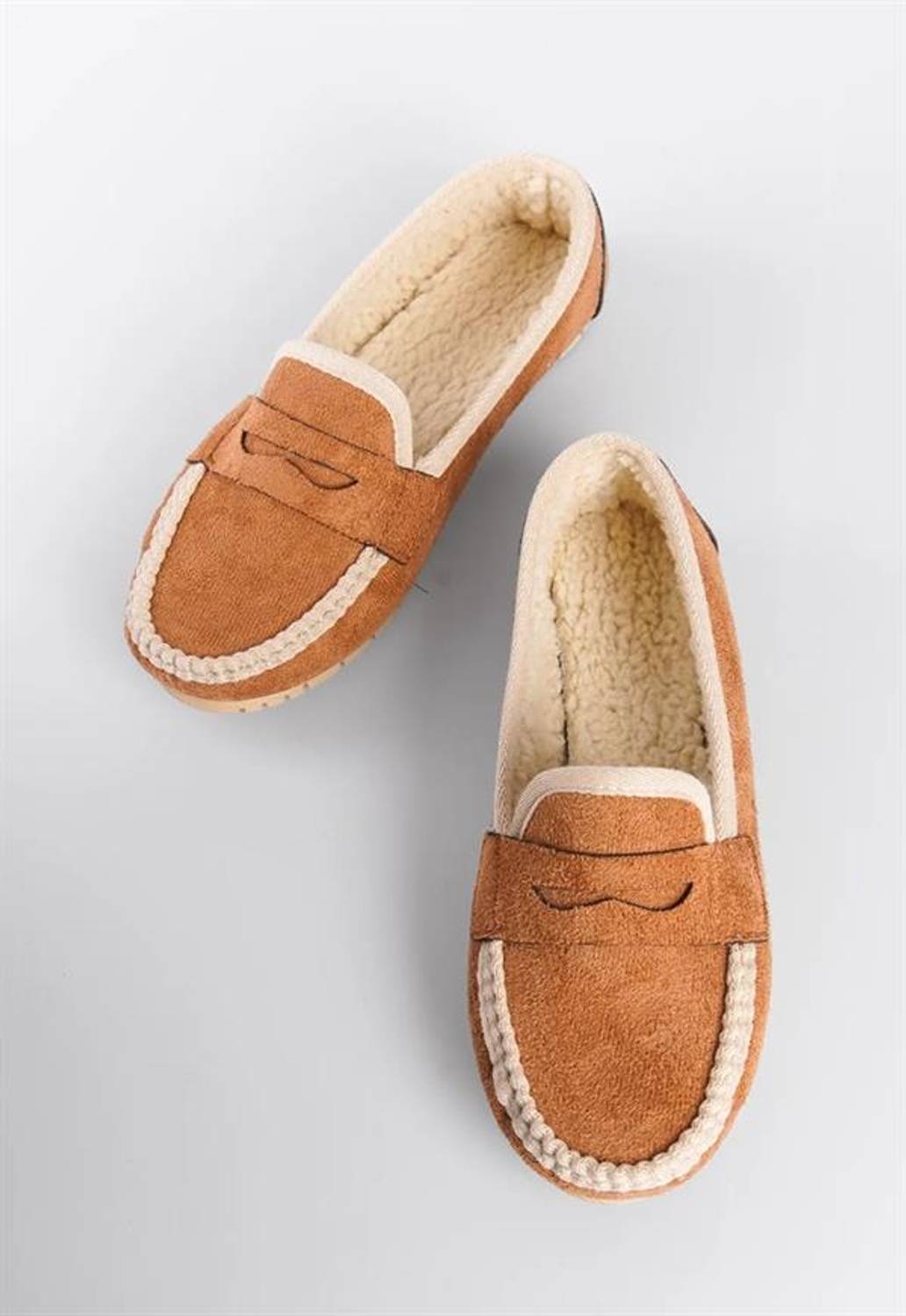 Aymood İçi Tüylü Kaadın Babet A Taba Süet