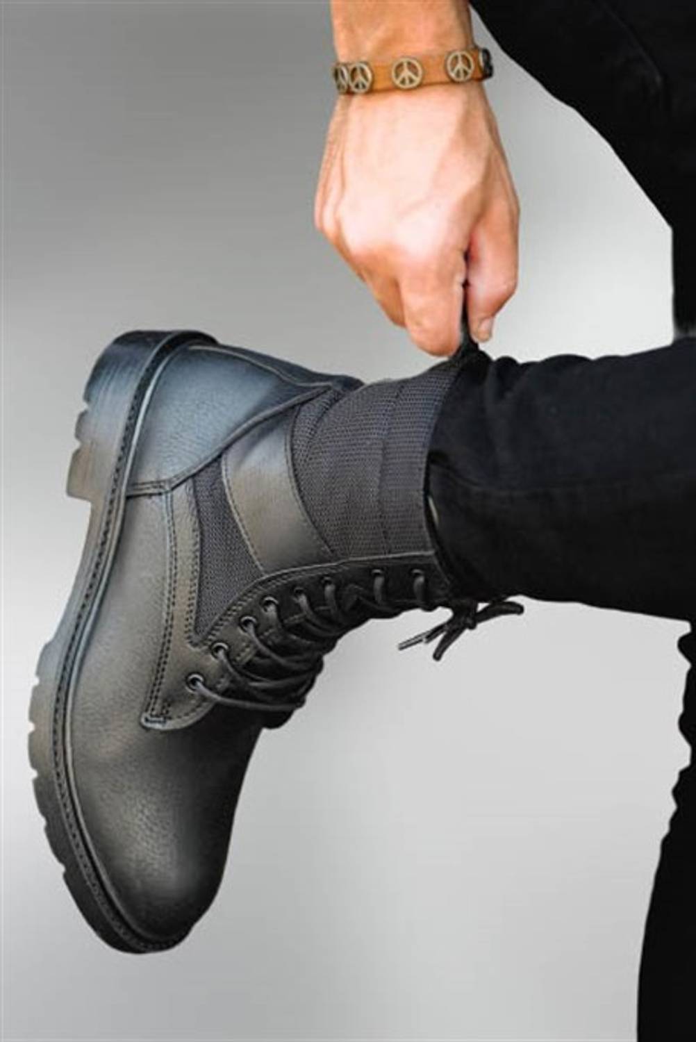 Чоловічі черевики Aymood на застібці та шнурках, водонепроникні, ортопедична устілка, теплі флісові вставки, 100% оригінал, Туреччина