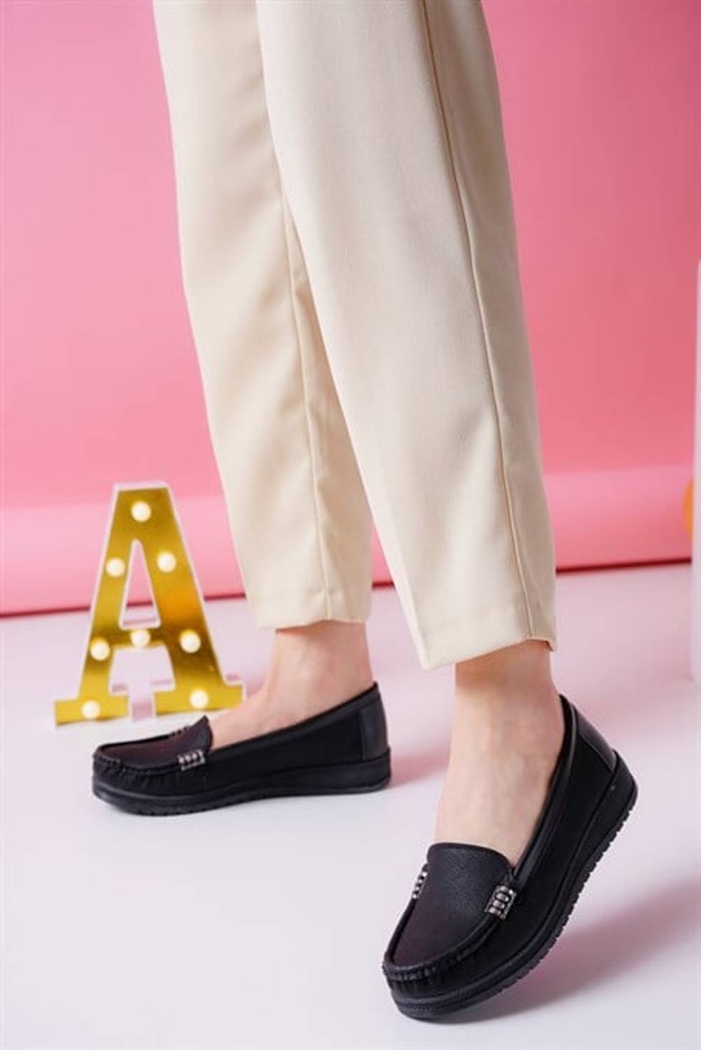 Aymood Buckle Comfortable Ballerinas 02