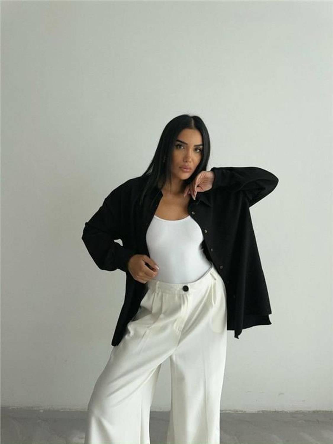 OTTOMAN GÖMLEK - Siyah