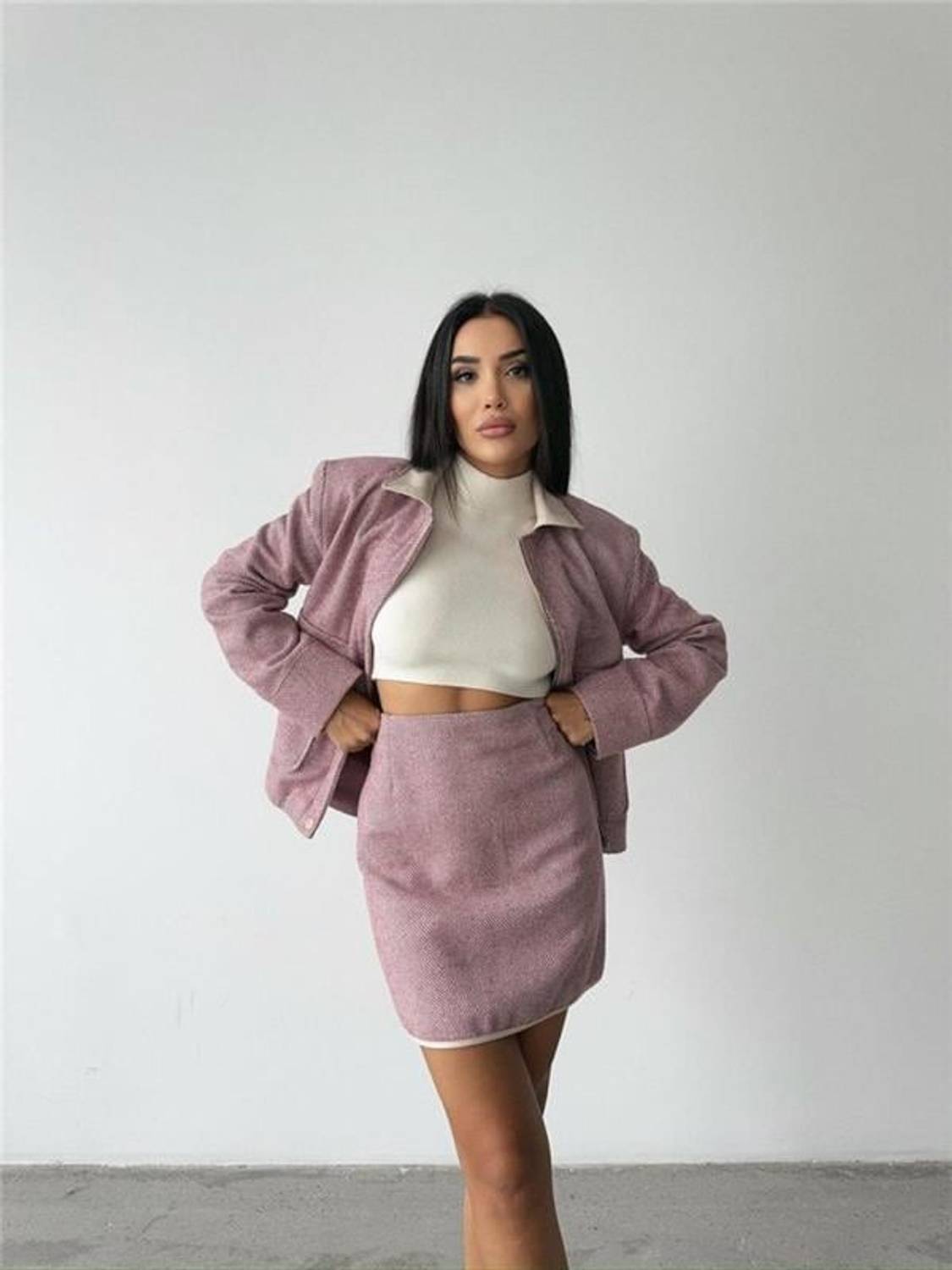 KAŞE KISA ETEK - Pembe