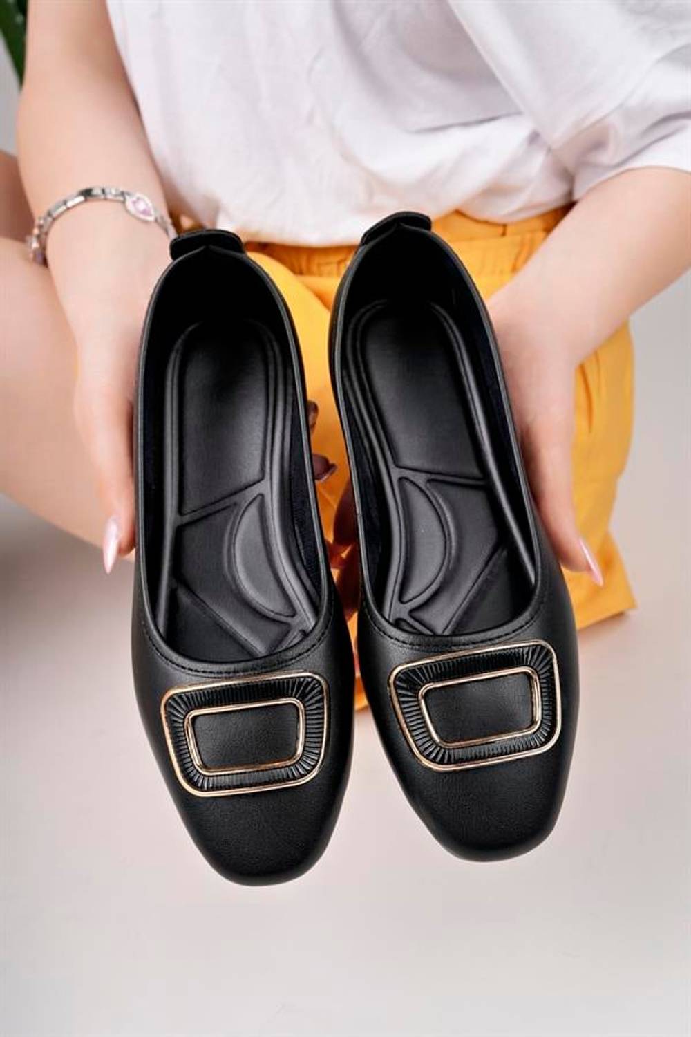 Aymood Toka Detaylı Babet Hafif Rahat Taban Günlük Ayakkabı