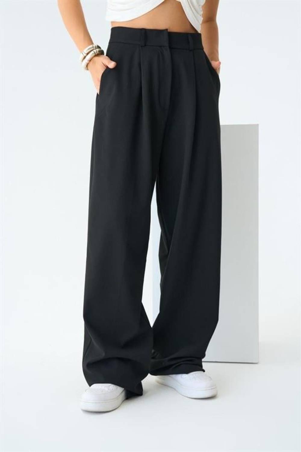 Palazzo Pantolon - Siyah