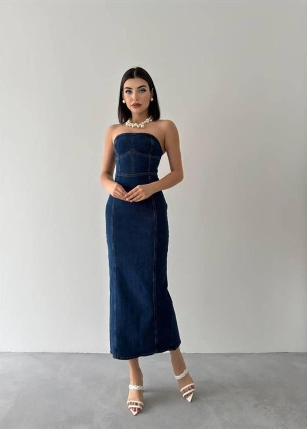 Masi Straplez Elbise