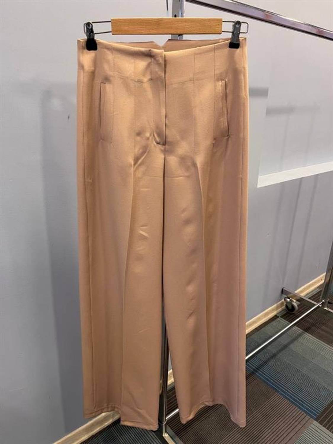 Yüksek Bel Pensli̇ Palazzo Pantolon