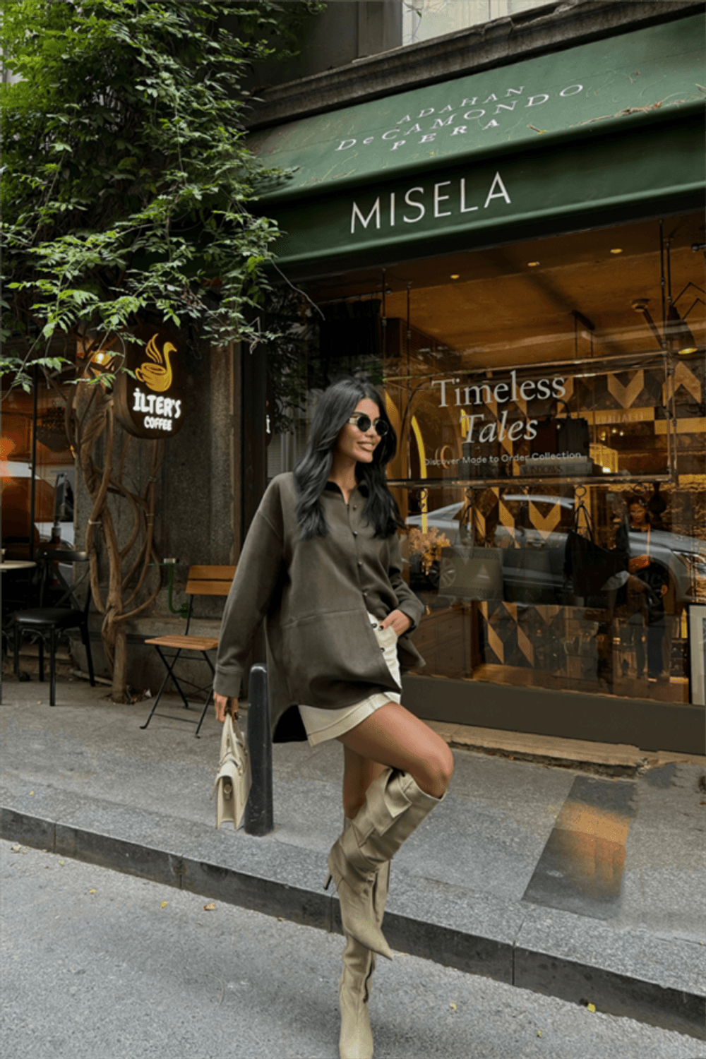 SÜET GÖMLEK - Haki