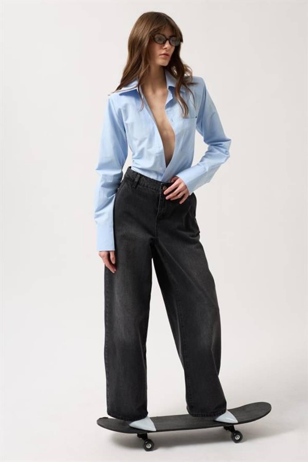 Düşük Bel Straight Jean