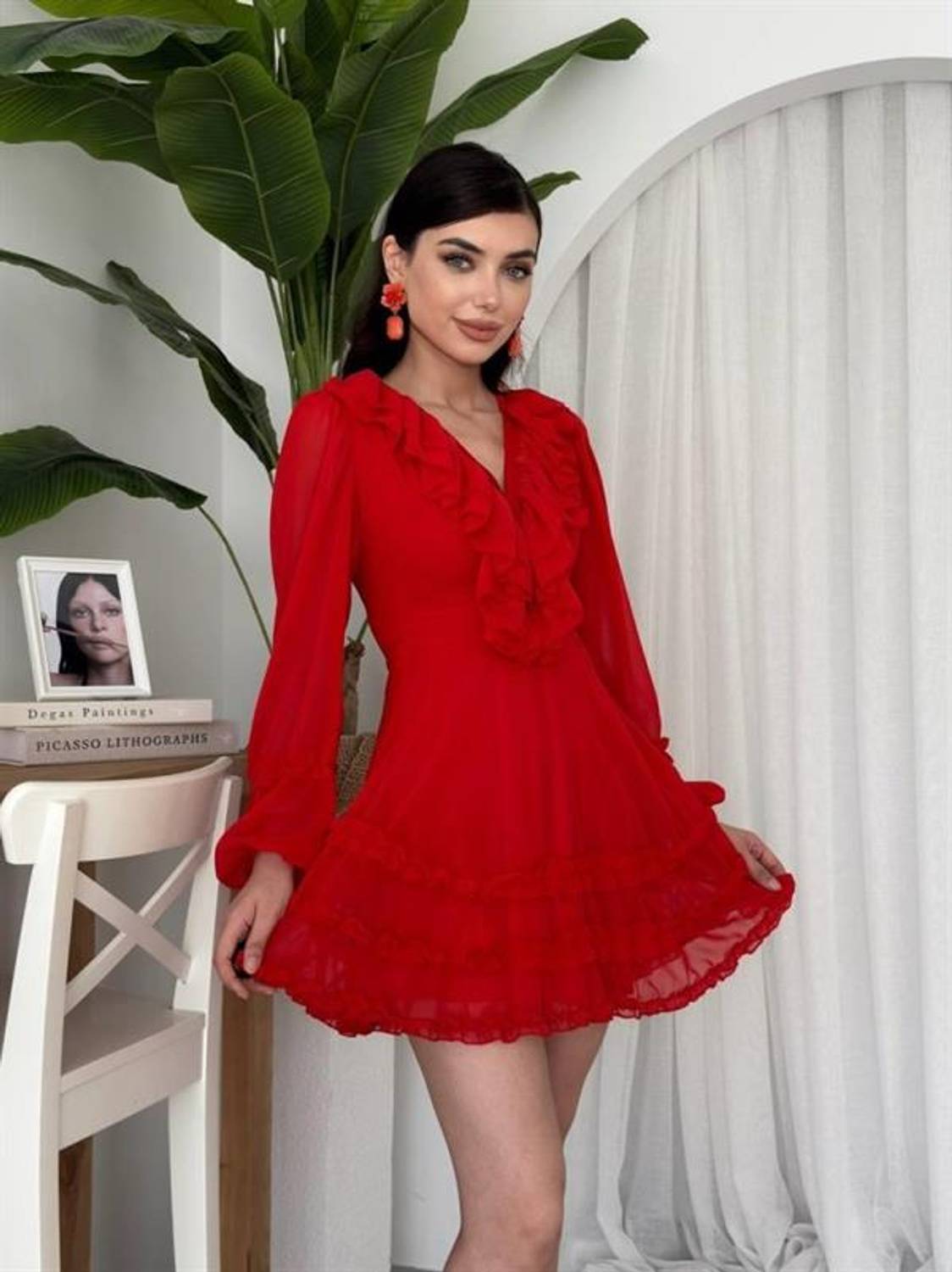 Osıes Fırfırlı Elbise