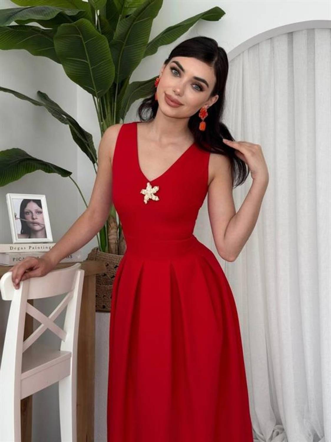 Late Yıldız Detaylı Elbise