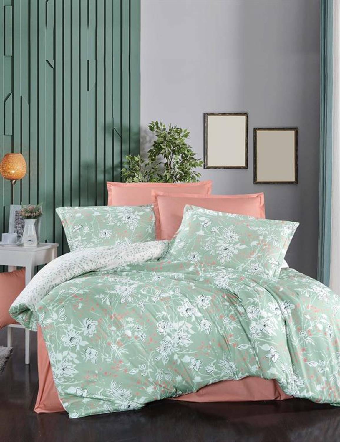 Sarev Ranforce طقم غطاء لحاف مفرد بازار أماندا جرين 1Y د