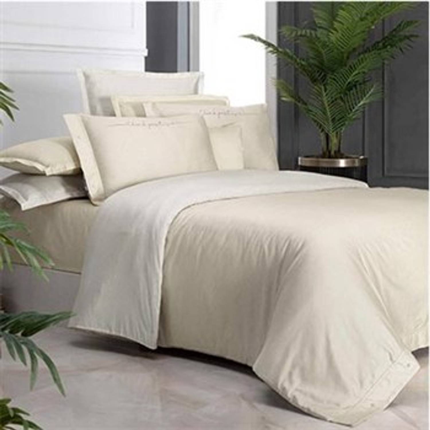 SAREV EXCLUSİVE ÇİFT KİŞİLİK NEVRESİM TAKIMI ADAM BEJ 4Y D