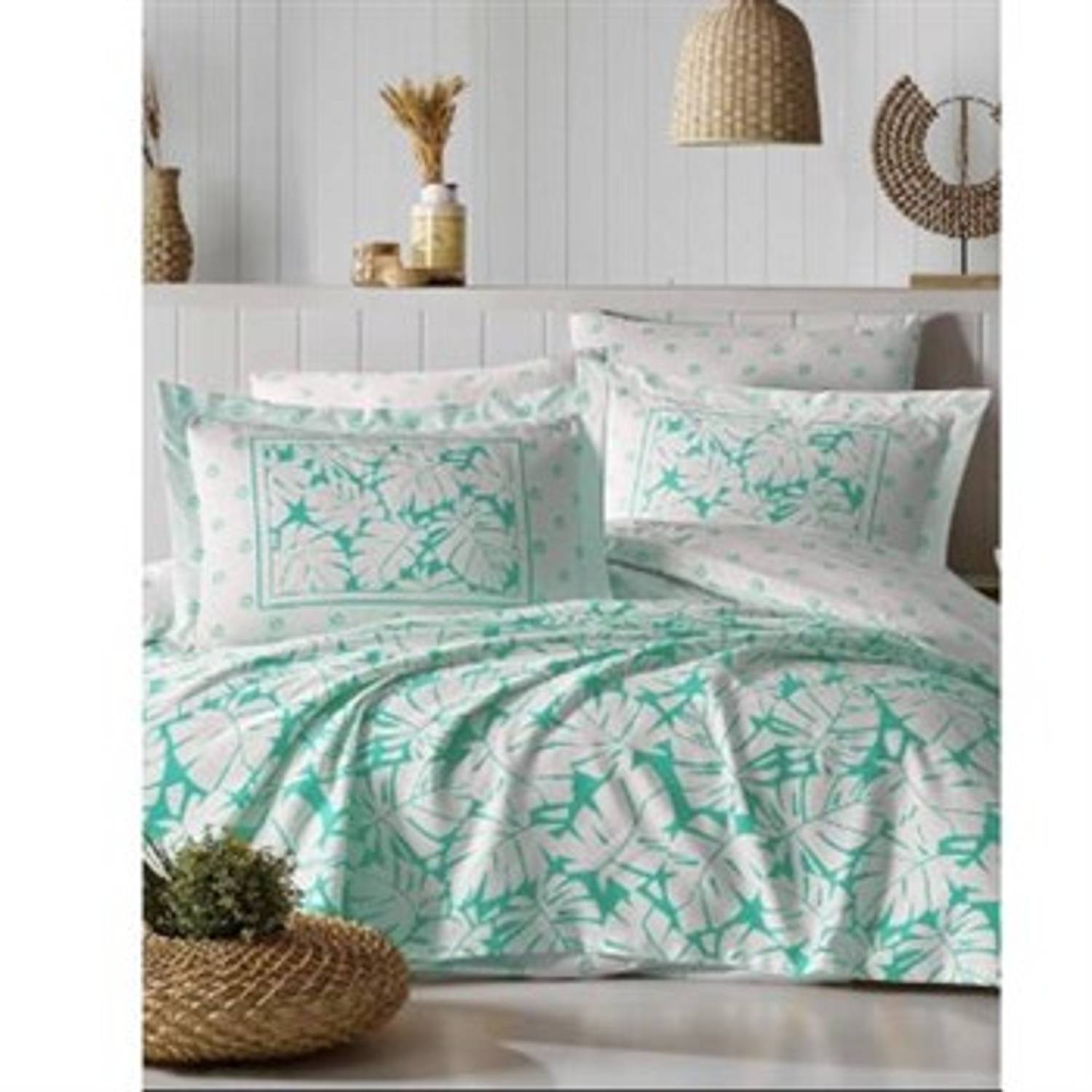 GOOD NIGHT ISTANBUL DOUBLE PRINTED PIQUE SUIT SUMMER MINT