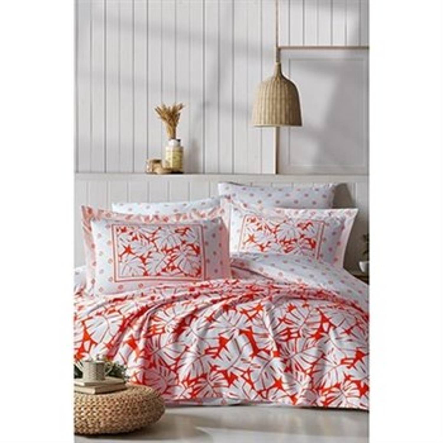 GOOD NIGHT ISTANBUL SINGLE PRINTED PIQUE SUIT SUMMER CORAL