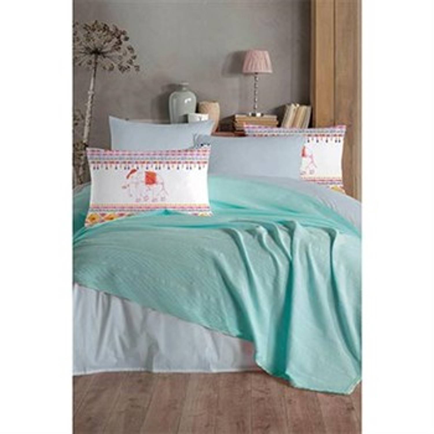 GOOD NIGHT ISTANBUL SINGLE PRINTED PIQUE SUIT SUMMER MINT