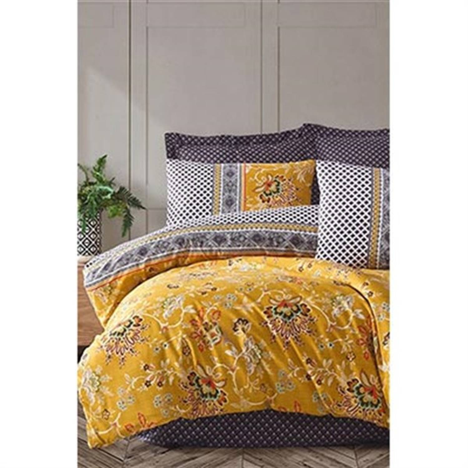 GOOD NIGHT ISTANBUL SINGLE BEDDING SET FUSION NILL YELLOW