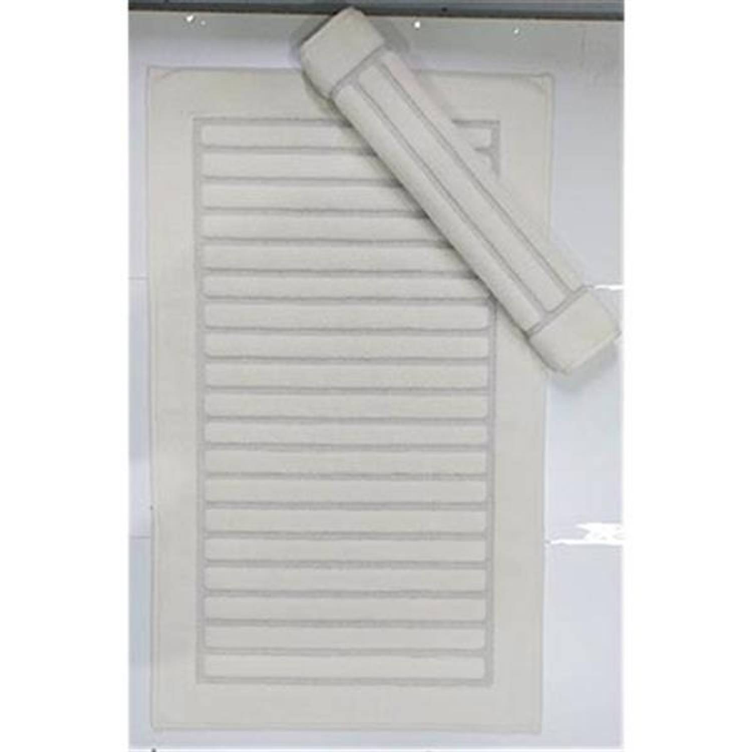 Maco Cotton Toilet Seat Cotton Striped Cream