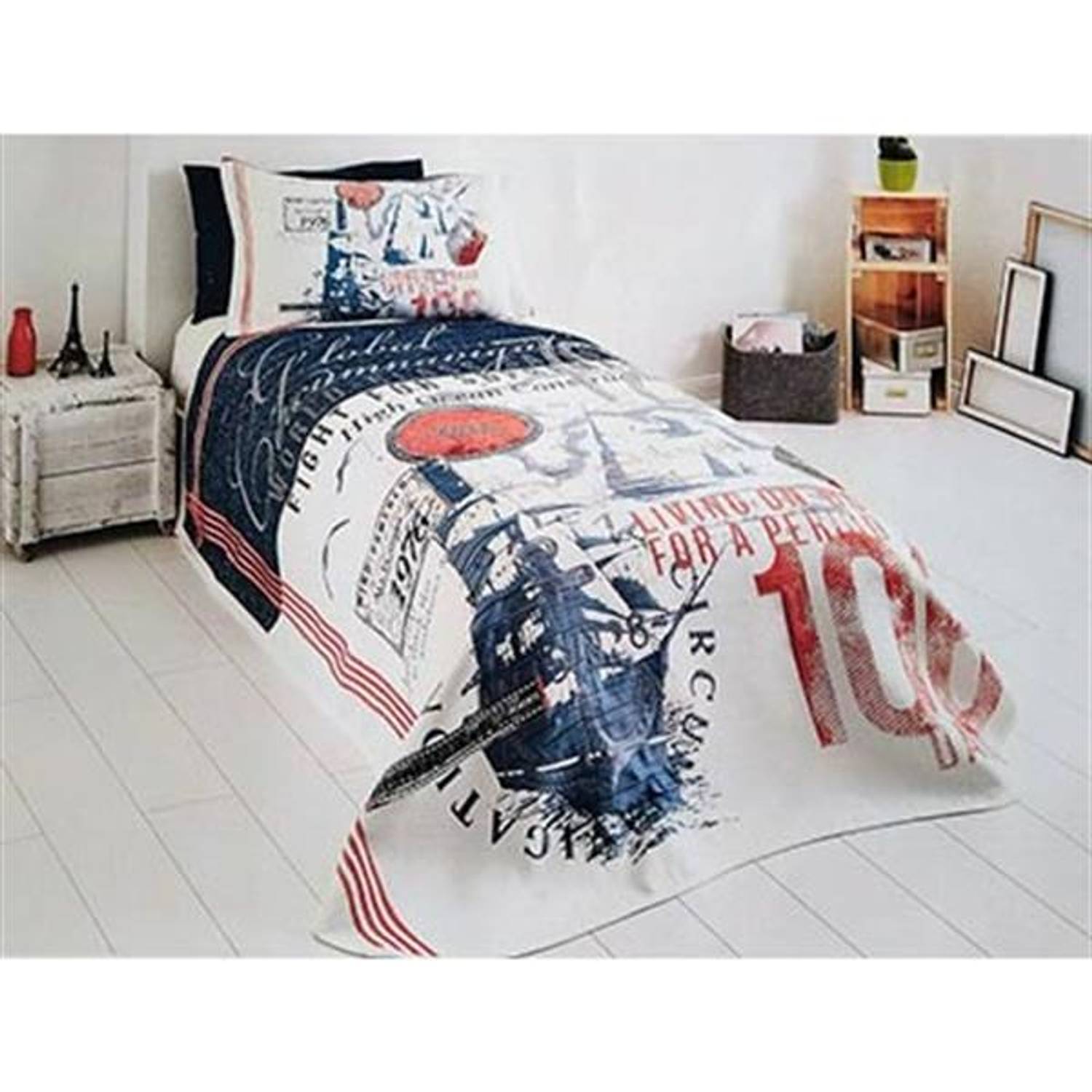 FASHION VOCE SINGLE BED COVER WORLD CLAS
