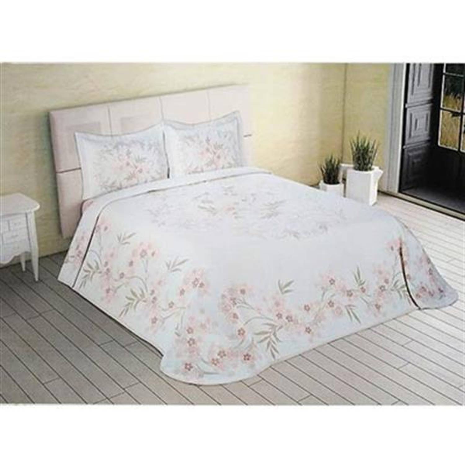 FASHION VOCE DOUBLE BED COVER LILOYA PINK
