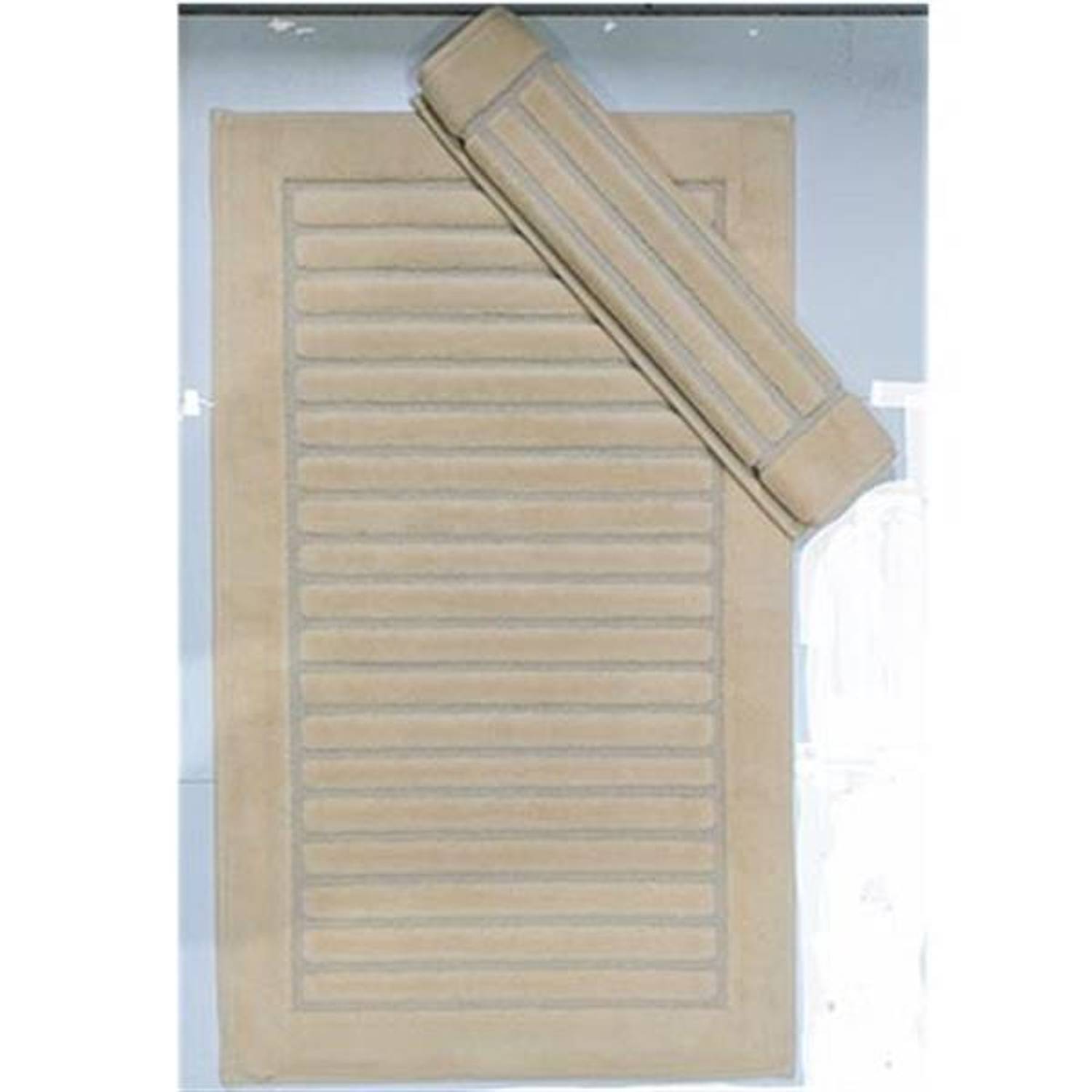 Maco Cotton Toilet Seat Cotton Striped Cappicino