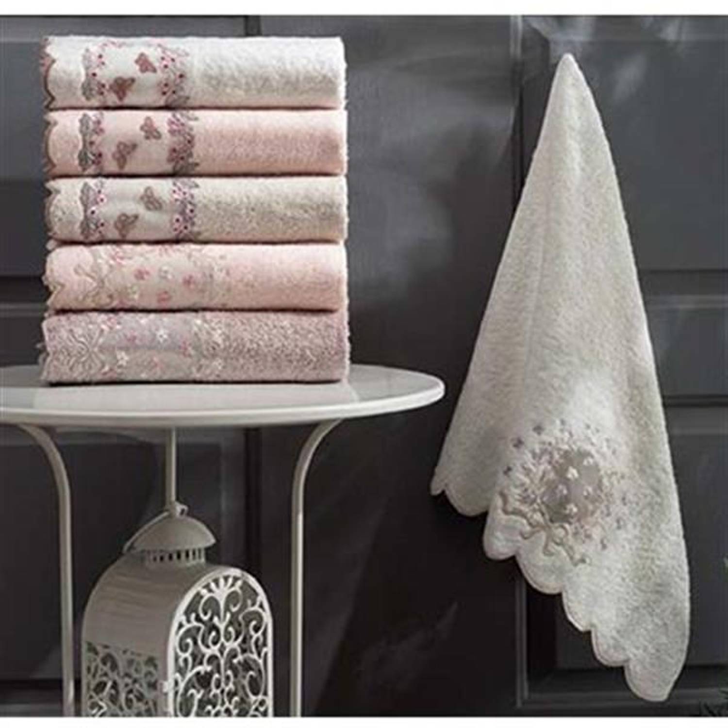 PUPİLLA BAMBU NAKIŞLI HAVLU 50*90 ARMONİ 1048