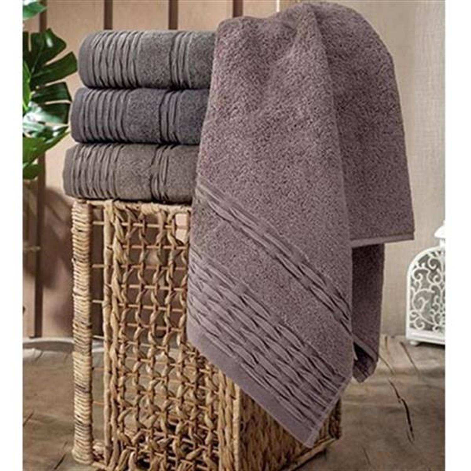 Чотири полотенця PUPİLLA CATALİNA 50*90 см з м'якої бавовняної тканини