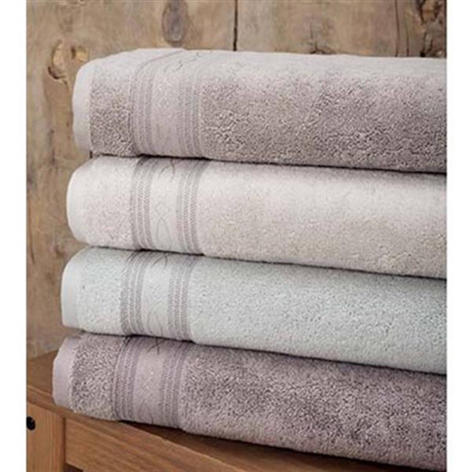 PUPİLLA COMBED JACQUARD 4 PIECE TOWEL 50*90 WEDDING LINKS