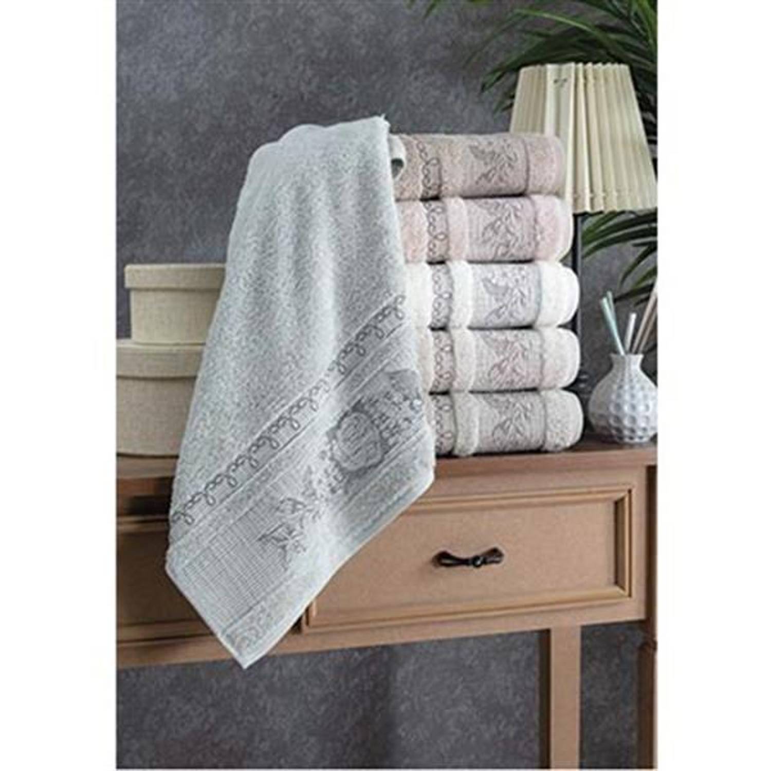 PUPİLLA PENYE JAKARLI 6'LI HAVLU 50*90 MEDUSA 3051