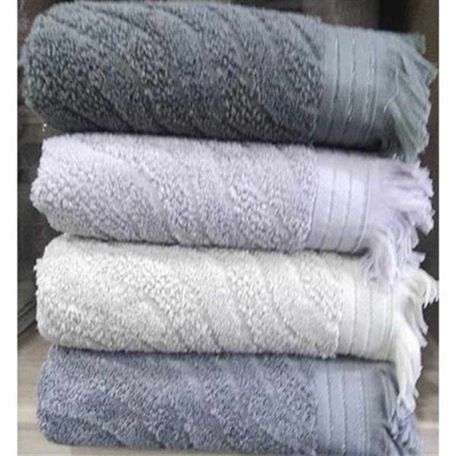 PUPİLLA COMBED JACQUARD 4 PIECE TOWEL 50*90 SALDA