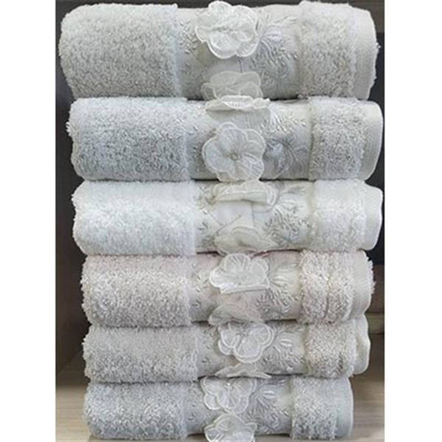 PUPİLLA BAMBOO GUIPURE TOWEL 50*90 CRİSTINA
