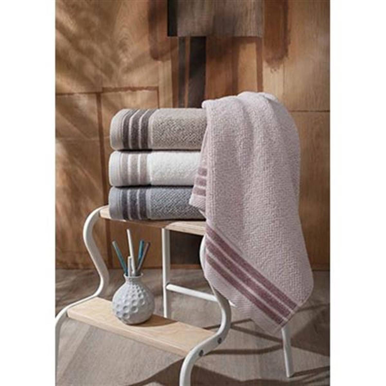 PUPİLLA COMBED 4 PIECE TOWEL 50*90 ZUMA