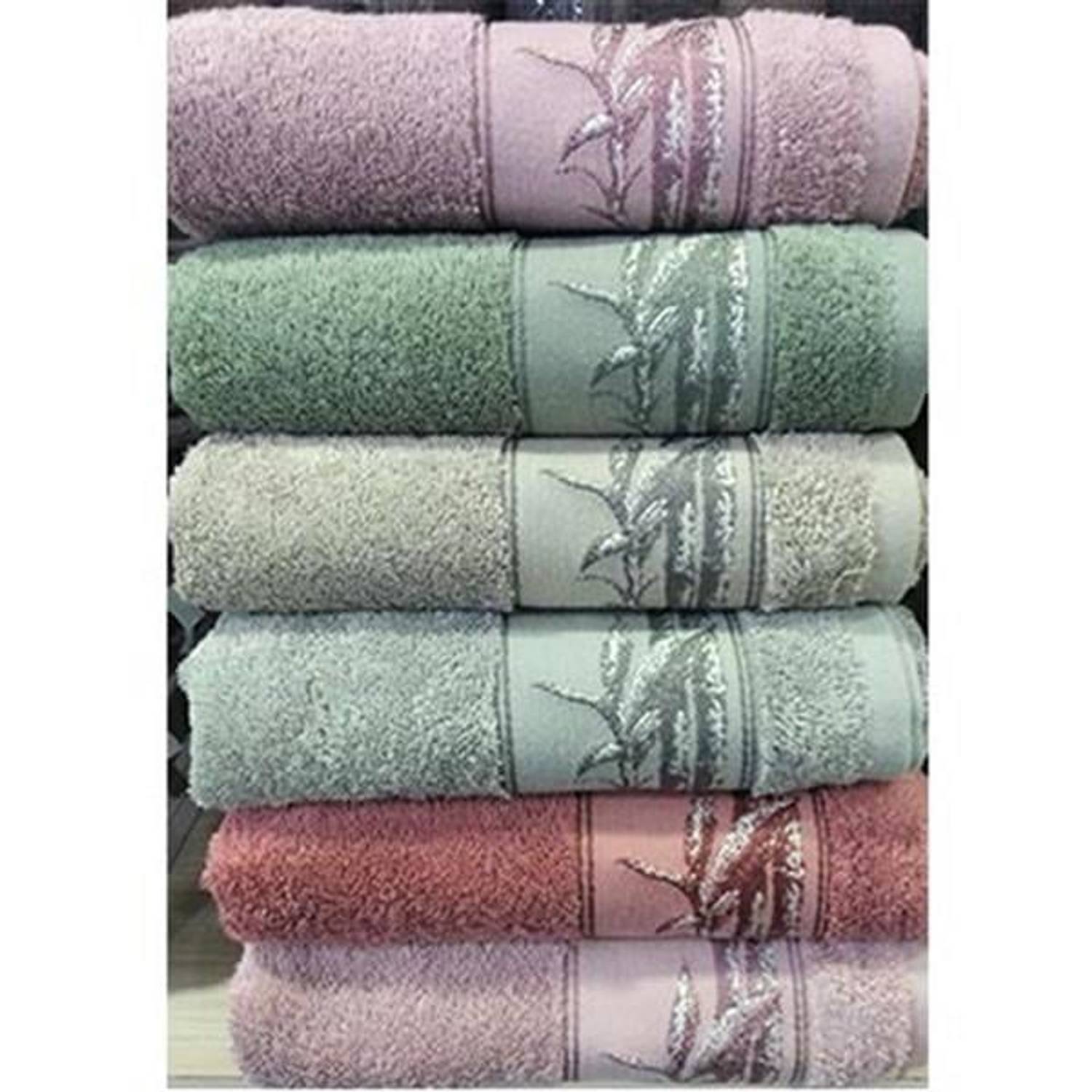 PUPİLLA BAMBO 6'LI HAVLU 50*90 İSABEL