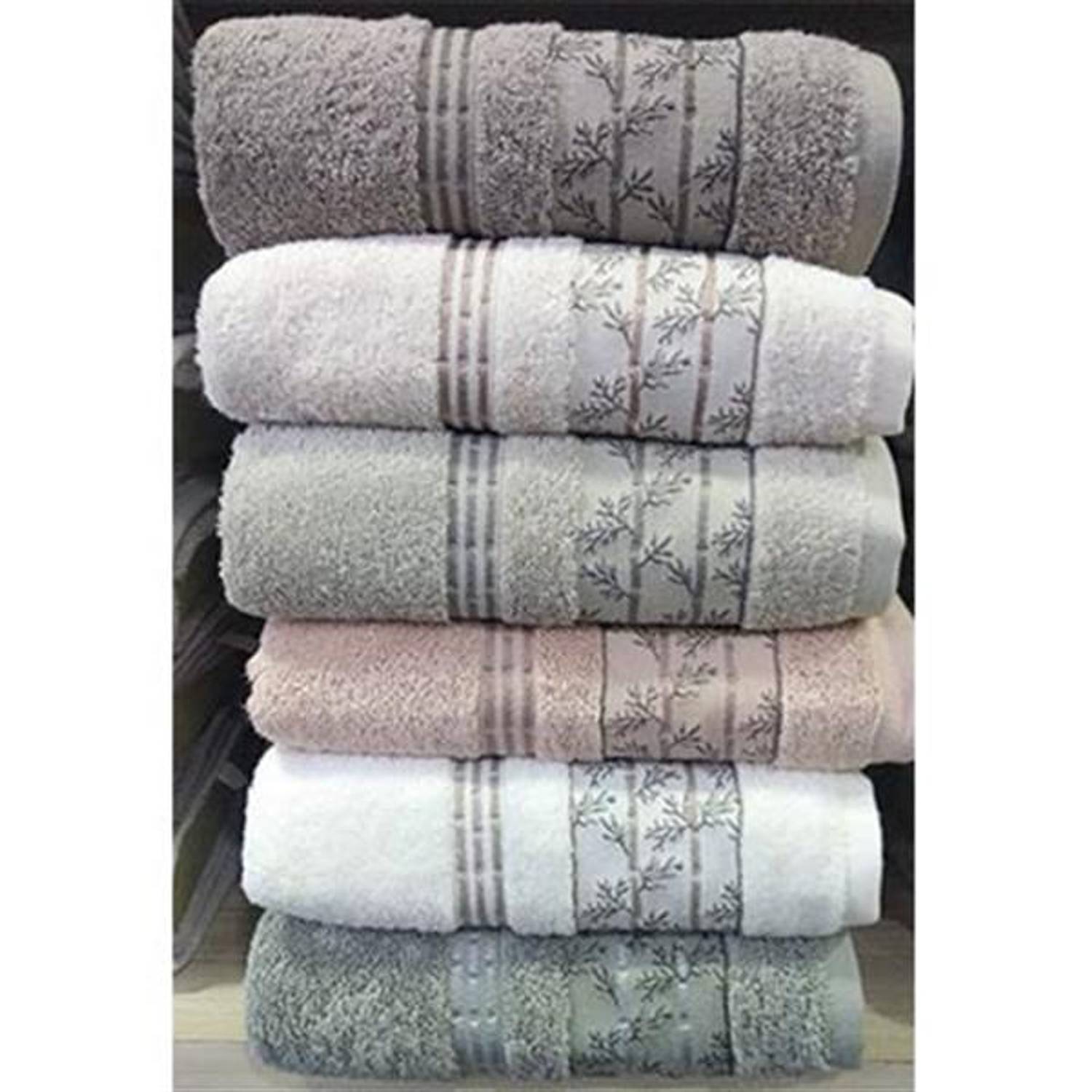 PUPİLLA BAMBO 6'LI HAVLU 90 * 150 MİSTY