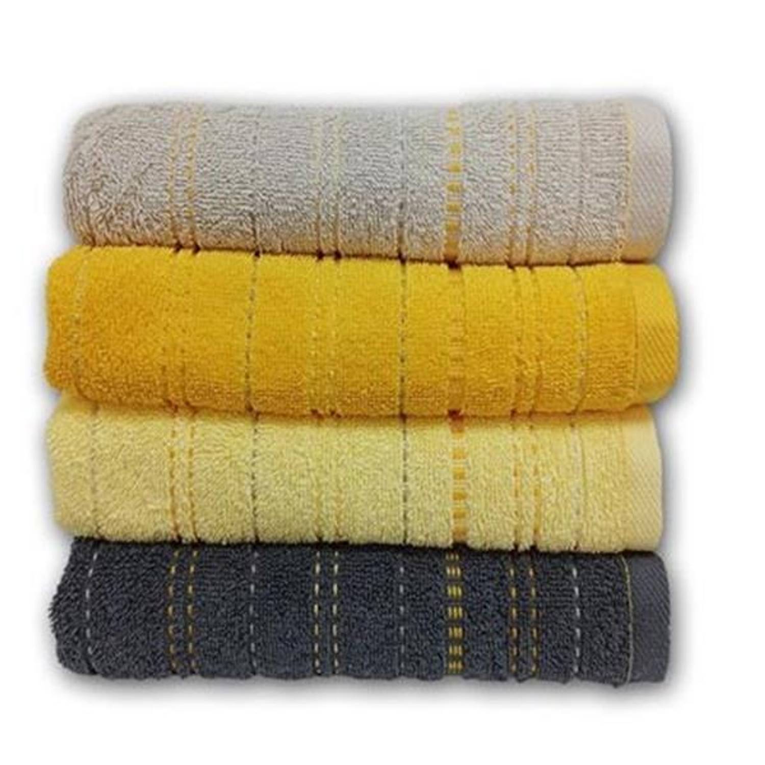 GOOD NIGHT ISTANBUL TOWEL 80X150 IN LINE YELLOW