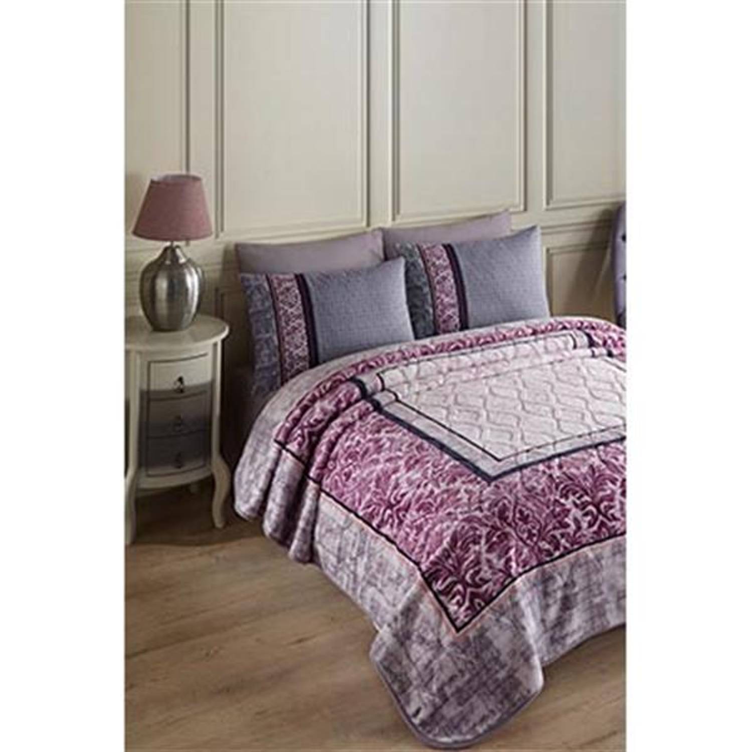 GOOD NIGHT ISTANBUL DOUBLE BLANKET Versailles Lilac