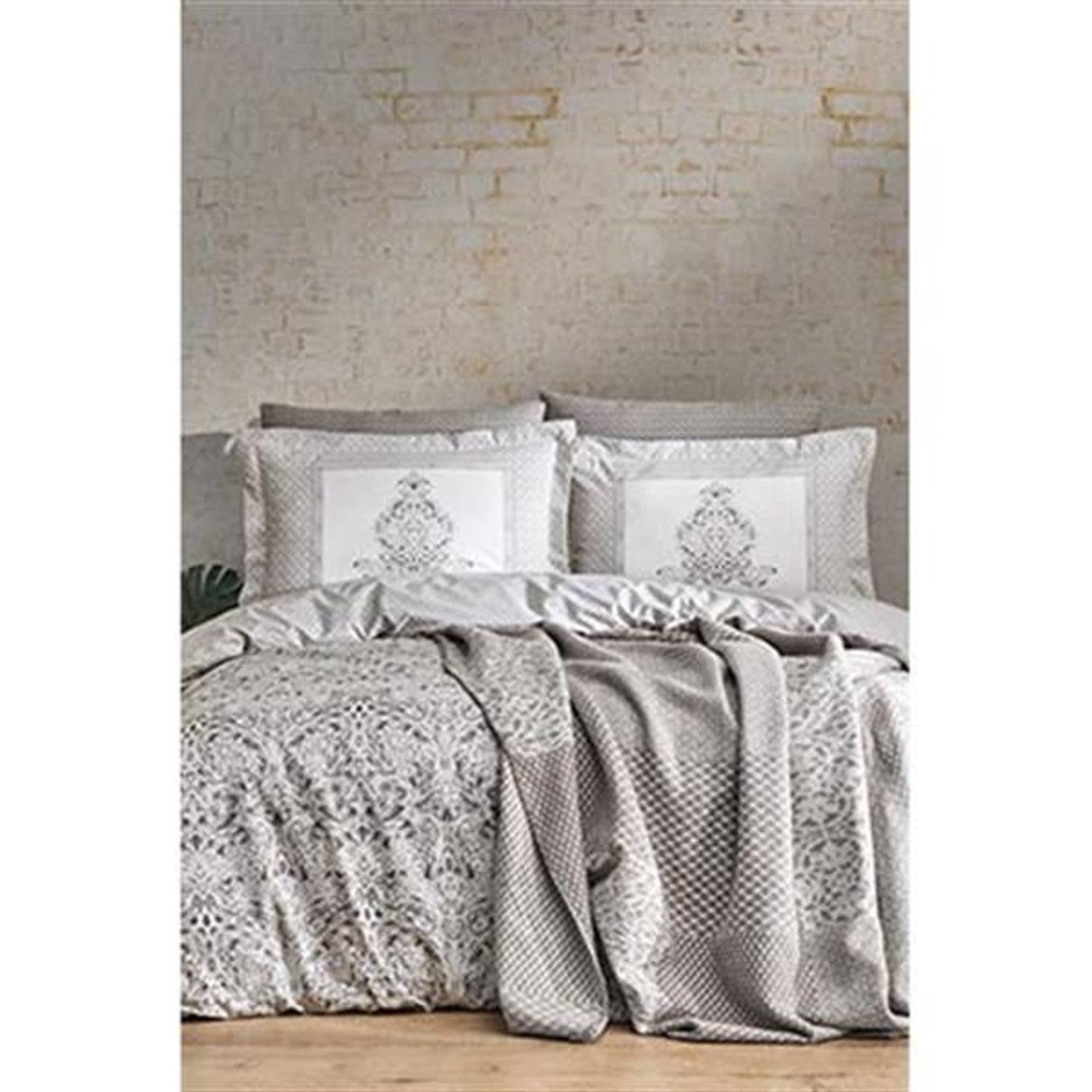 ليلة سعيدة طقم بطانية ومفروشات أحلام الشتاء المنمقة المزدوجة