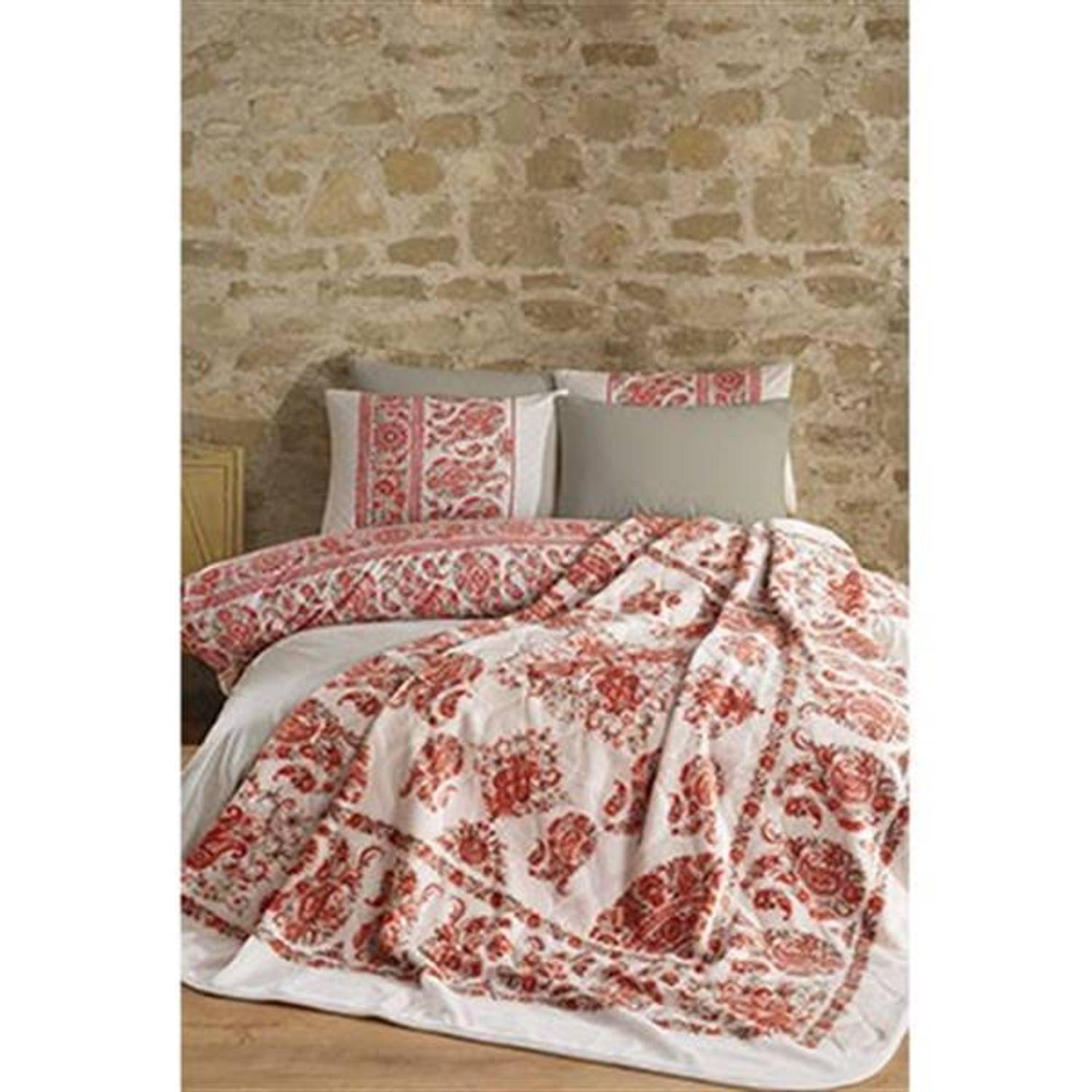 GOOD NIGHT ISTANBUL BLANKET & BEDDING SET DOUBLE VALERIA BOHEM TILE