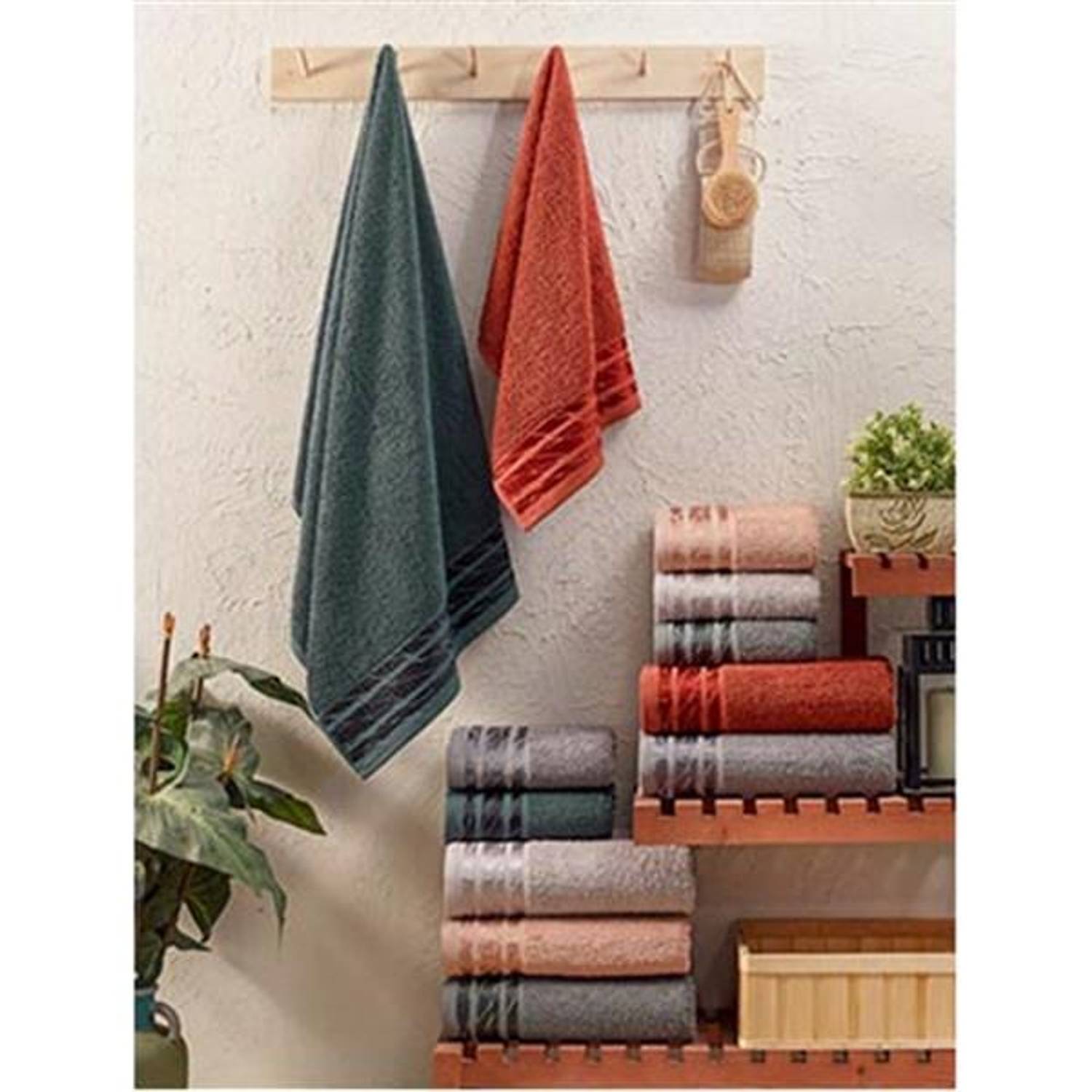 ŞIKEL COTTON 6 TOWEL 50*90 ALYA