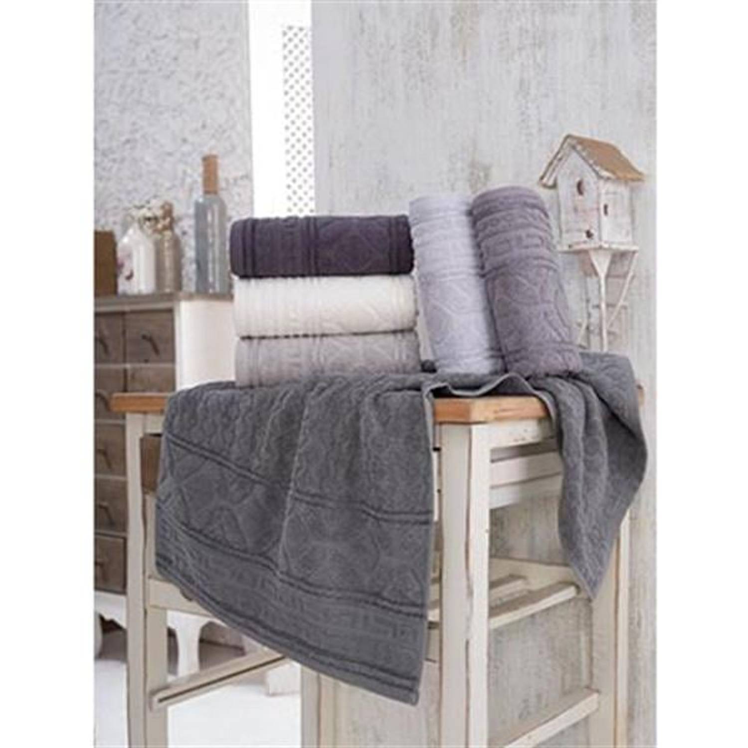 ŞIKEL COTTON 6 PIECE TOWEL 50 * 90 DELIGHT