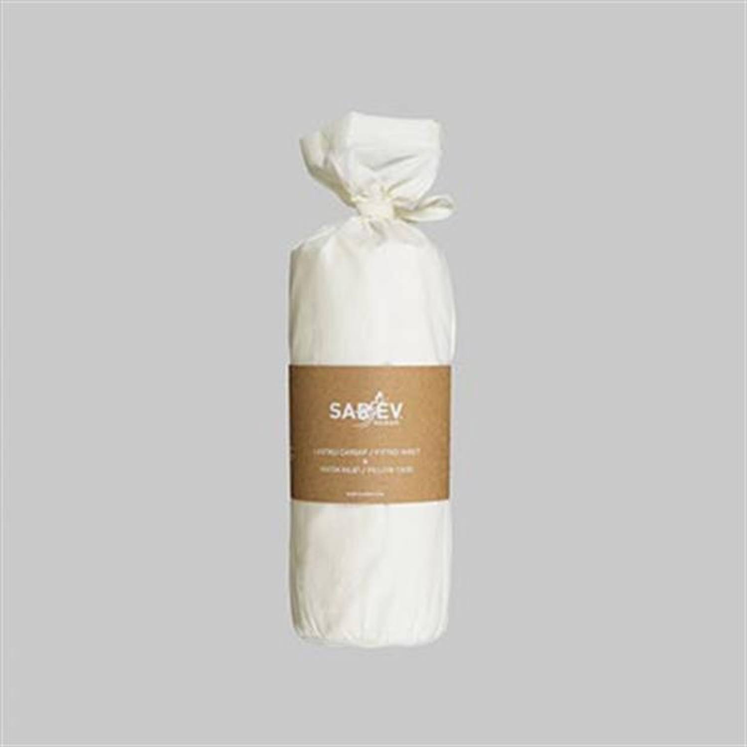 Комплект простирадл з обручем для двоспального ліжка SAREV 200*200, колір екрю