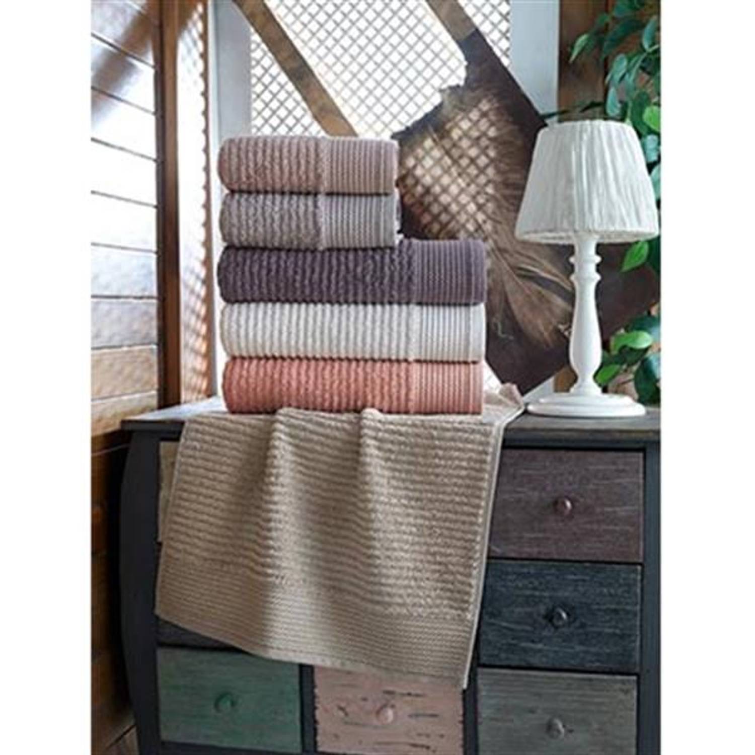 ŞIKEL PENYE 6'LI HAVLU 50*90 HAROŞA