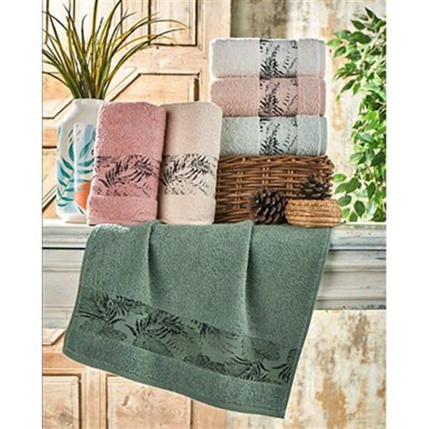 ШИКЕЛ КОТТОН 6 ШТ. ПОЛОТЕНЕЦ 50*90 ДЕЖАВУ